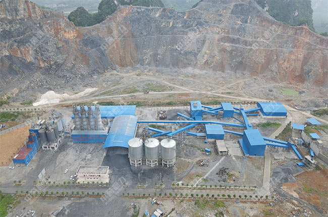 廣西年產(chǎn)200萬噸砂石骨料生產(chǎn)線