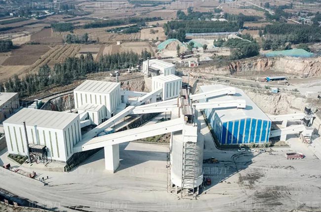 山東永鉅建材時產(chǎn)一千噸碎石加工生產(chǎn)線