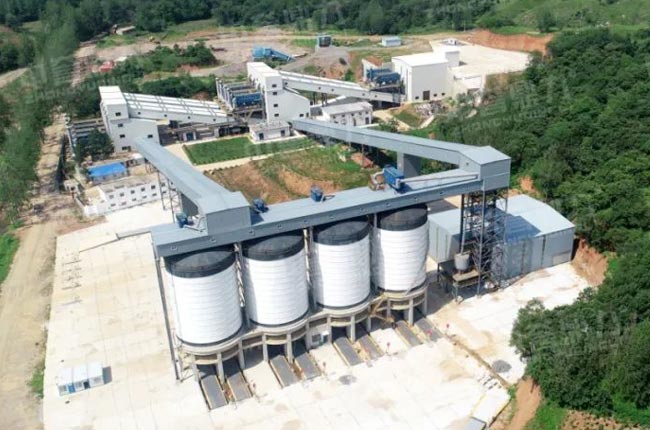 河南駐馬店隆盛礦業(yè)時產(chǎn)3000噸砂石生產(chǎn)線