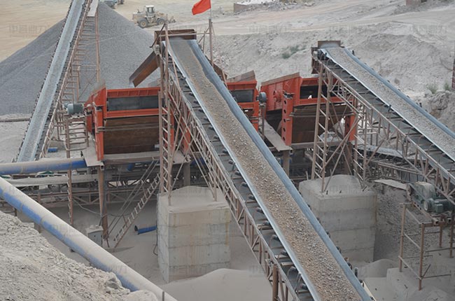 河南禹州時(shí)產(chǎn)600噸石子破碎生產(chǎn)線
