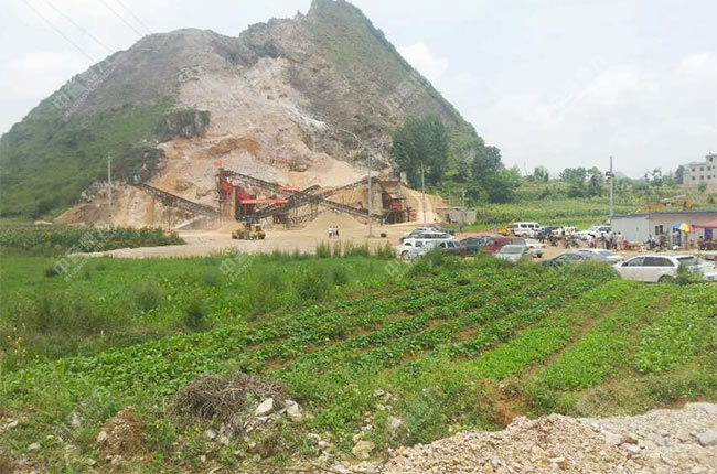 貴州安順平壩時產(chǎn)300噸制砂生產(chǎn)線