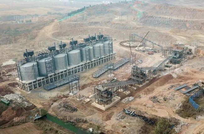 山東鑫象建材1500t/h固定式碎石生產(chǎn)線