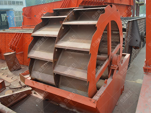 輪斗式洗砂機實拍圖展示4