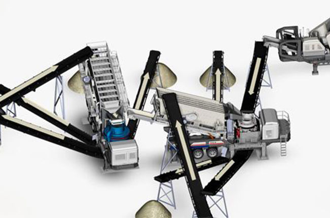 移動式石子破碎機(jī) 移動式石子破碎機(jī)