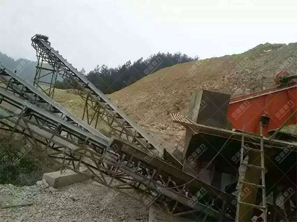 貴州遵義時(shí)產(chǎn)500噸砂石生產(chǎn)線