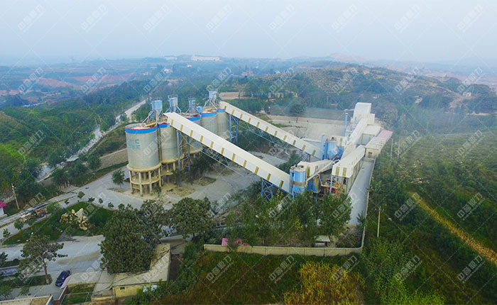 河北中聯(lián)水泥時產(chǎn)1000噸水泥骨料生產(chǎn)線