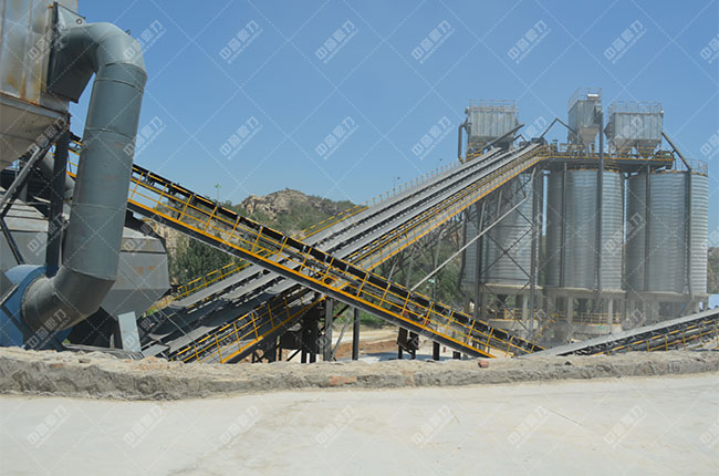 河北邢臺(tái)時(shí)產(chǎn)800噸骨料生產(chǎn)線(xiàn)