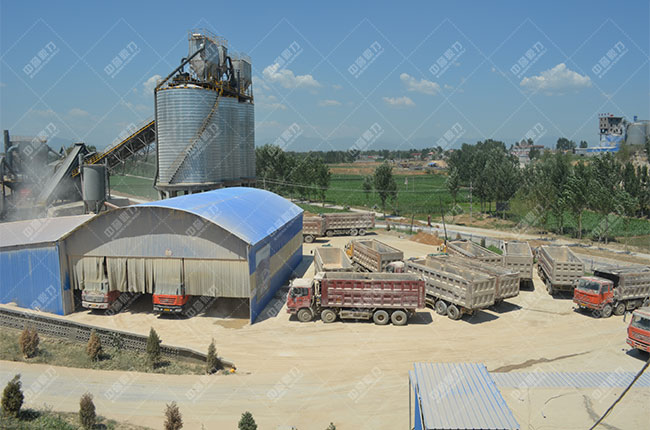 河北邢臺時(shí)產(chǎn)800噸骨料生產(chǎn)線案例展示2