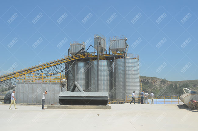 河北邢臺時(shí)產(chǎn)800噸骨料生產(chǎn)線現(xiàn)場案例展示3