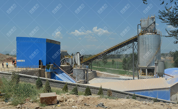 河北邢臺時(shí)產(chǎn)800噸骨料生產(chǎn)線