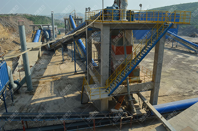 江西宜春時(shí)產(chǎn)1000噸石料生產(chǎn)線現(xiàn)場(chǎng)案例展示3