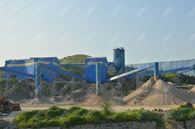 河北邯鄲時(shí)產(chǎn)300噸破碎生產(chǎn)線現(xiàn)場(chǎng)案例展示5