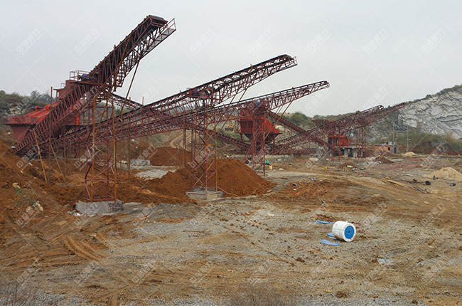 江西宜春時(shí)產(chǎn)1000噸石料生產(chǎn)線現(xiàn)場(chǎng)案例展示3