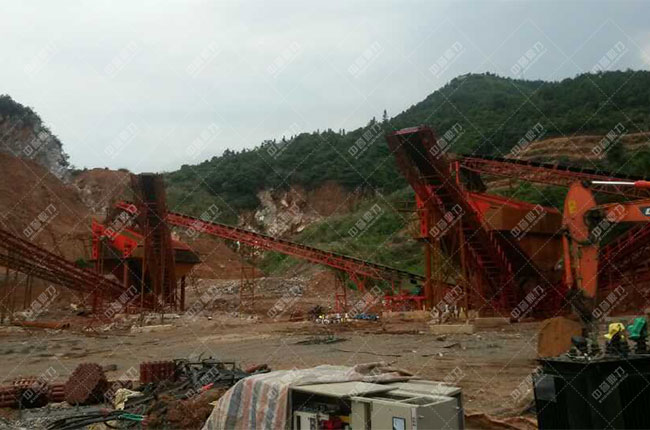 江西宜春時(shí)產(chǎn)1000噸石料生產(chǎn)線案例展示