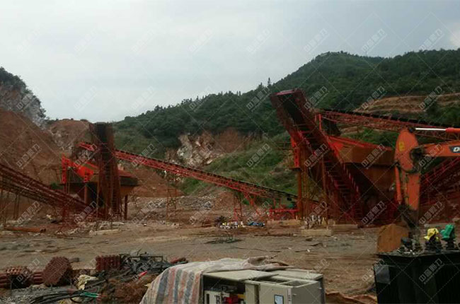 江西宜春時(shí)產(chǎn)500噸石料生產(chǎn)線現(xiàn)場(chǎng)案例展示2