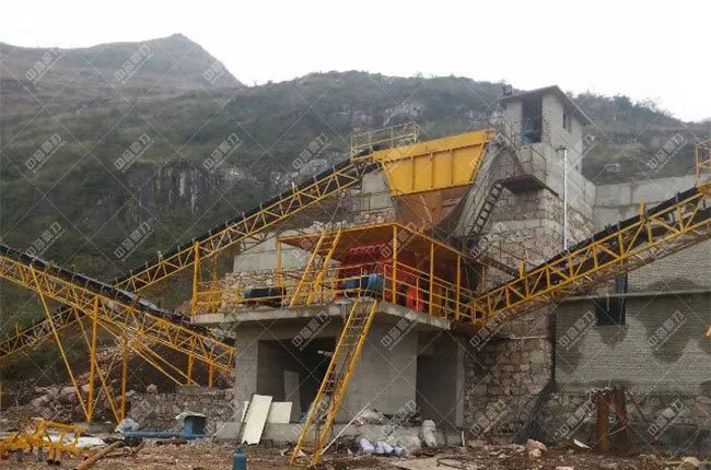 貴州貴陽(yáng)一建時(shí)產(chǎn)1200噸砂石骨料生產(chǎn)線(xiàn)案例展示2