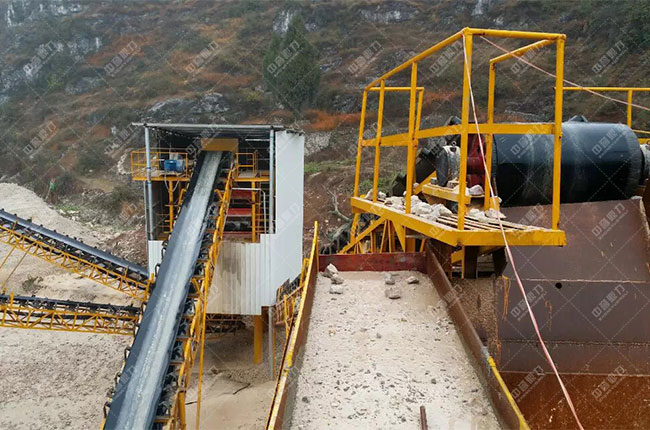 貴州貴陽(yáng)一建時(shí)產(chǎn)1200噸砂石骨料生產(chǎn)線(xiàn)現(xiàn)場(chǎng)案例展示5