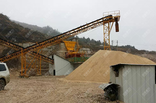 貴州貴陽(yáng)一建時(shí)產(chǎn)1200噸砂石骨料生產(chǎn)線(xiàn)現(xiàn)場(chǎng)案例展示6