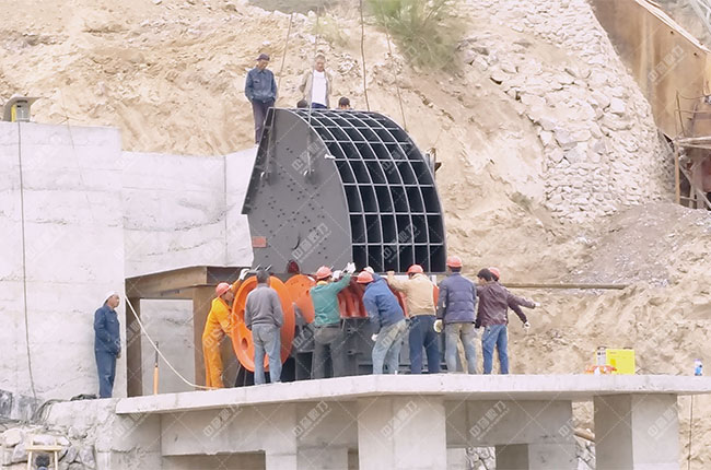 寧夏固原石料廠時(shí)產(chǎn)500噸骨料生產(chǎn)線現(xiàn)場(chǎng)案例展示2