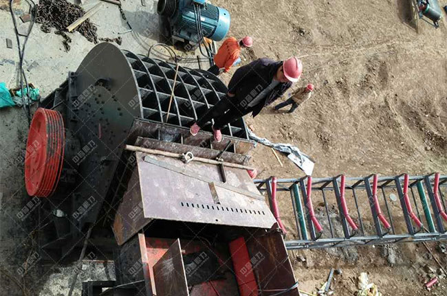 寧夏固原石料廠時(shí)產(chǎn)500噸骨料生產(chǎn)線現(xiàn)場(chǎng)案例展示3