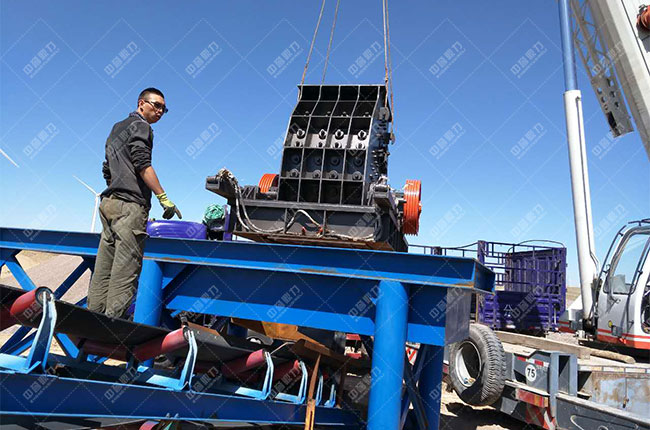 寧夏靈武時產(chǎn)200噸砂石生產(chǎn)線現(xiàn)場案例展示5