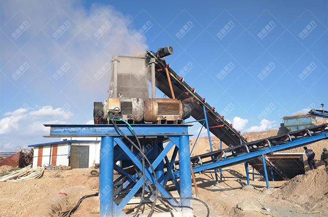 寧夏靈武時產(chǎn)200噸砂石生產(chǎn)線現(xiàn)場案例展示7