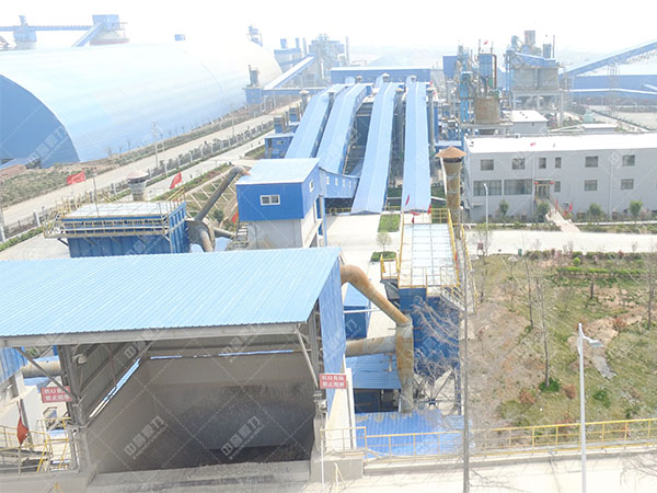 河南孟電水泥集團(tuán)時(shí)產(chǎn)2500噸采石場生產(chǎn)線