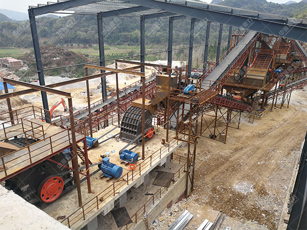 碎石機械設(shè)備生產(chǎn)線