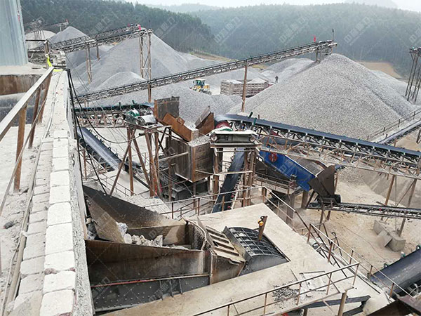 碎石機械設(shè)備生產(chǎn)線