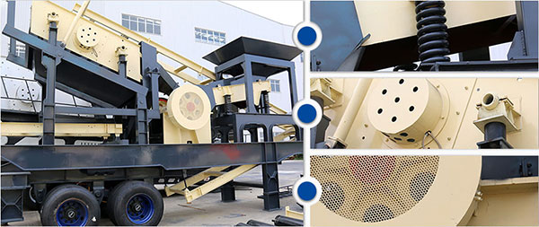 時(shí)產(chǎn)100噸車(chē)載沙石碎石機(jī)