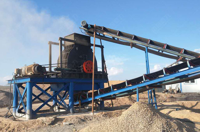 寧夏靈武時產(chǎn)200噸砂石生產(chǎn)線