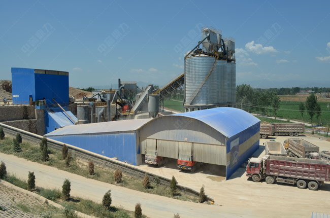 河北中聯(lián)水泥時(shí)產(chǎn)1000噸水泥骨料生產(chǎn)線