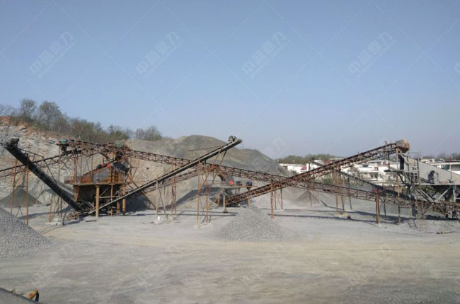 四川雅安長(zhǎng)鑫建材時(shí)產(chǎn)500噸石料生產(chǎn)線
