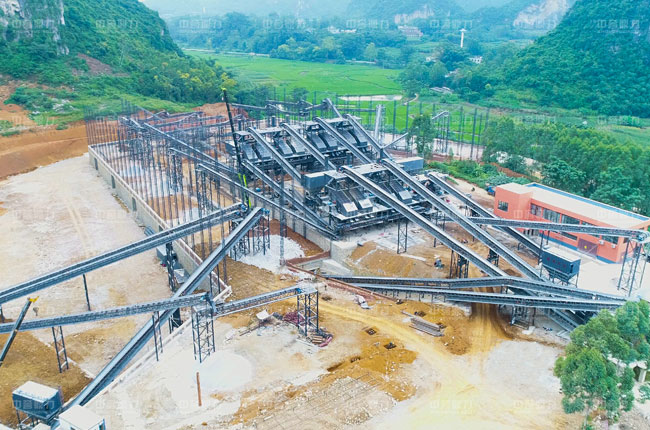 廣西福松建材通潤采石場年產(chǎn)500萬噸機制砂生產(chǎn)線