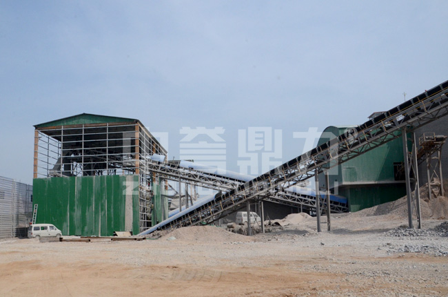 河南駐馬店恒強礦業(yè)時產(chǎn)2000噸的砂石生產(chǎn)線